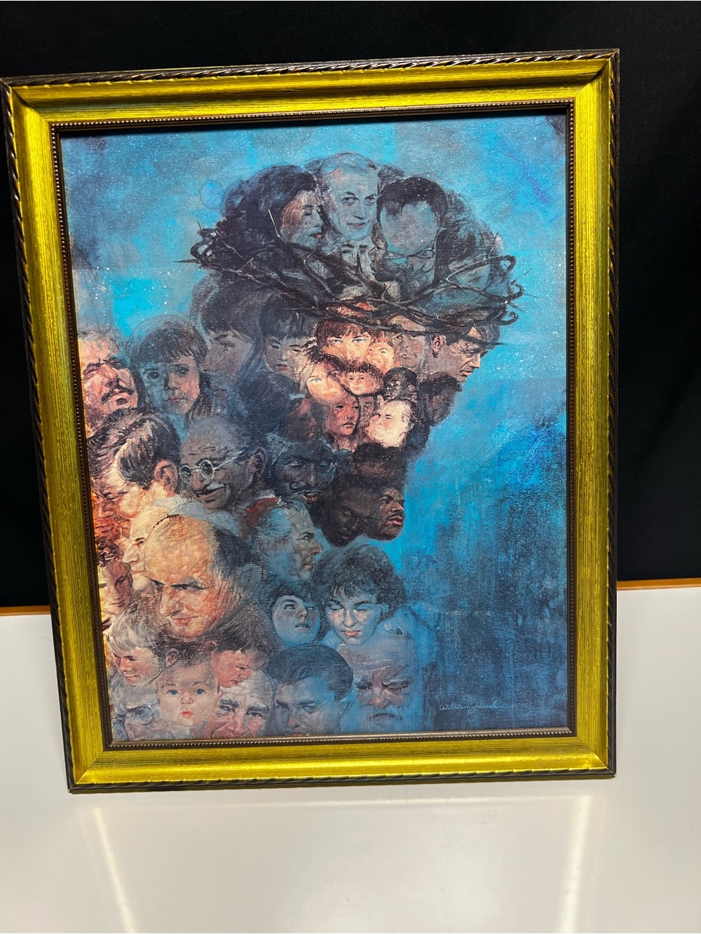 William Zdinak "In His Image" Framed Christ Art Print - No Glass Religious Faith